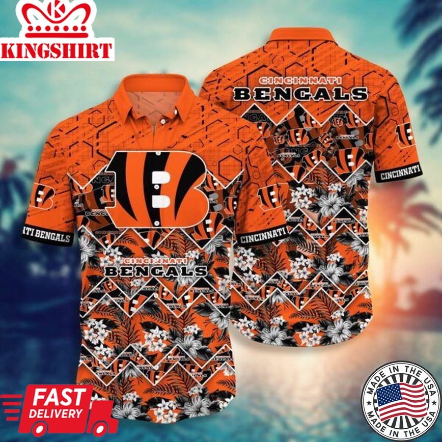 NFL Cincinnati Bengals Hawaiian Shirt Style Hot Trending 01