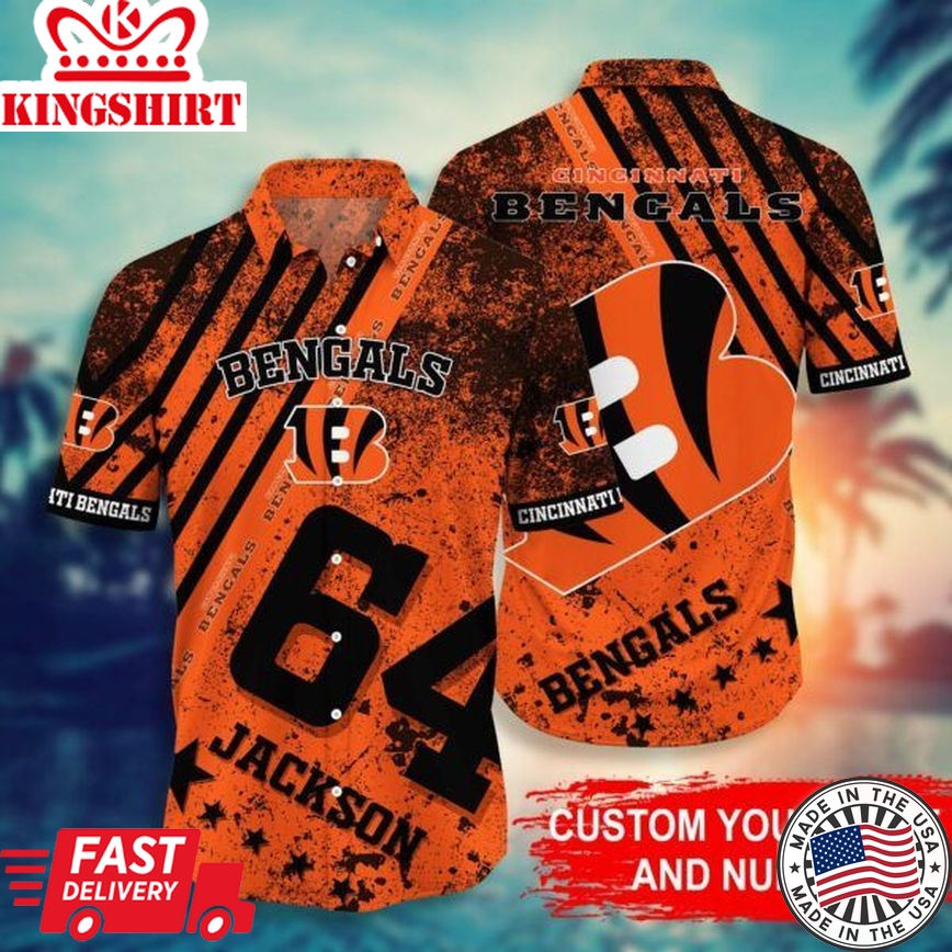 NFL Cincinnati Bengals Hawaiian Shirt Style Hot Trending 02