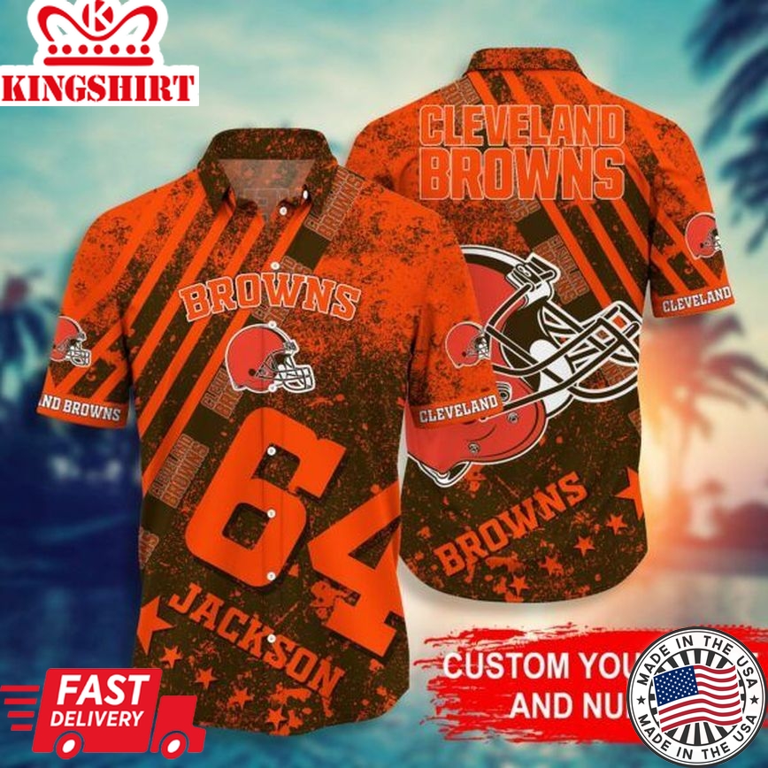 NFL Cleveland Browns Hawaiian Shirt Personalized Style Hot Trending