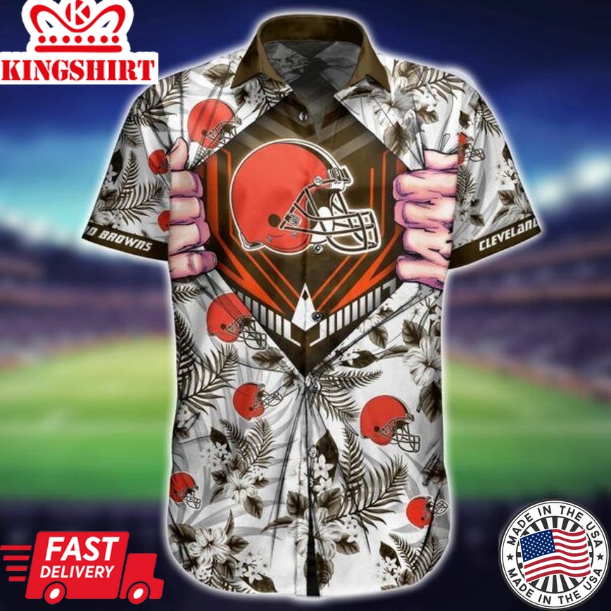 NFL Cleveland Browns Hawaiian Shirt Short