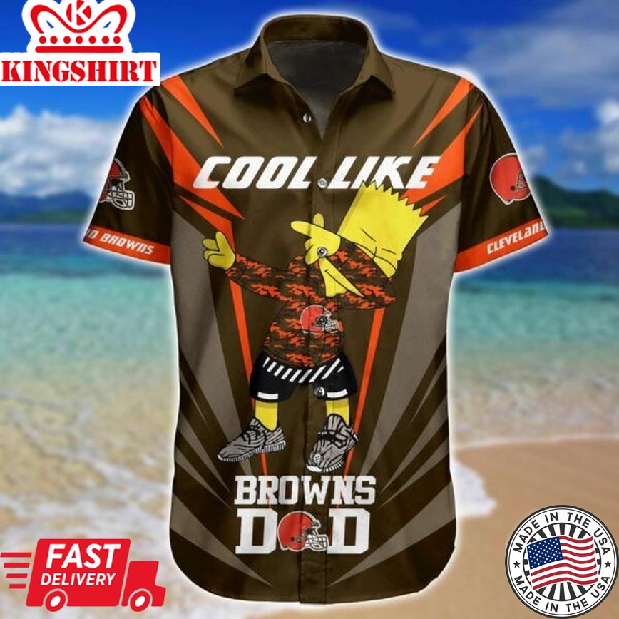 NFL Cleveland Browns Hawaiian Shirt Short Cool Like