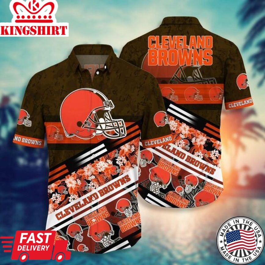 NFL Cleveland Browns Hawaiian Shirt Short Style Hot Trending