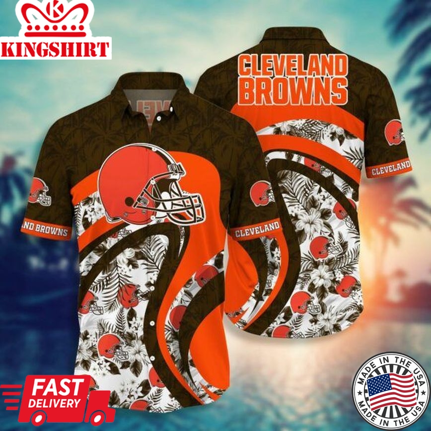 NFL Cleveland Browns Hawaiian Shirt Style Hot Trending