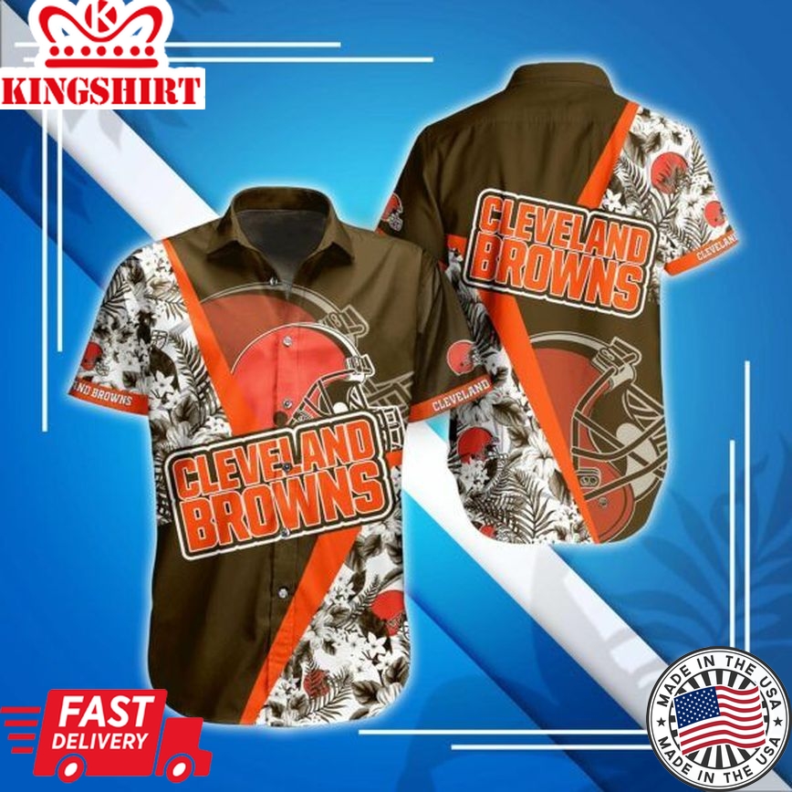 NFL Cleveland Browns Hawaiian Shirt Style Summer Trending