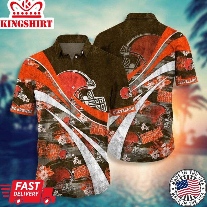 NFL Cleveland Browns Hawaiian Shirt Style Trending