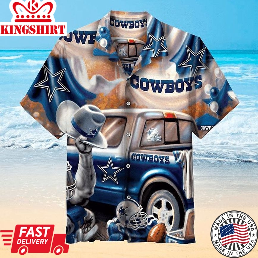 Nfl Dallas Cowboys Free Style Trendy Hawaiian Shirt Aloha Shirt