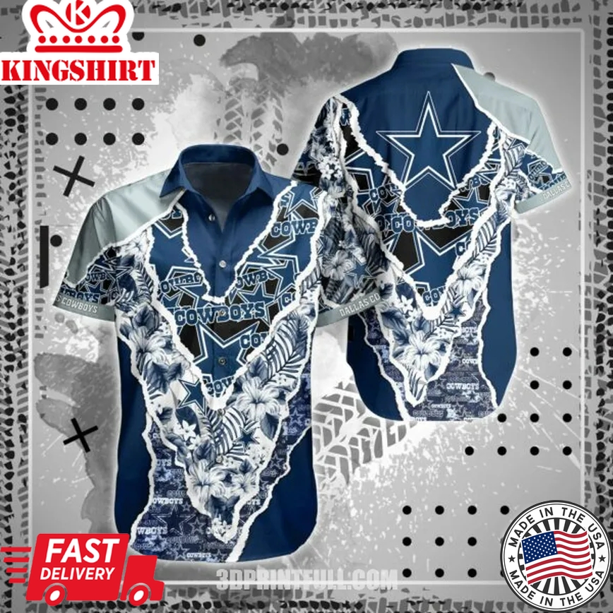 NFL Dallas Cowboys Hawaiian Shirt And Short This Summer Trending Hawaiian Shirts Design 2