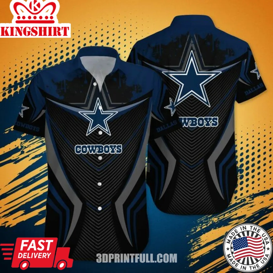 NFL Dallas Cowboys Hawaiian Shirt And Short This Summer Trending Hawaiian Shirts Design 4