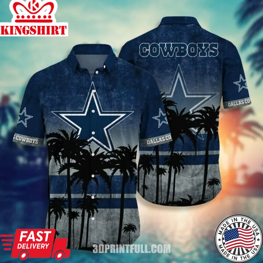 NFL Dallas Cowboys Hawaiian Shirt Short Style Hot Trending Summer Collection Trending Hawaiian Shirts