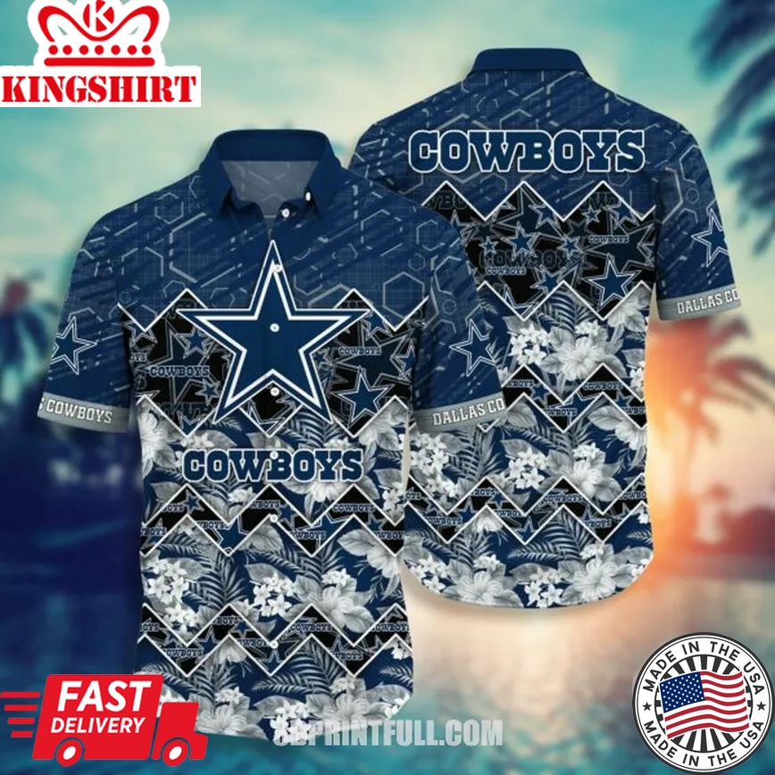 NFL Dallas Cowboys Hawaiian Shirt Style Hot Trending 02