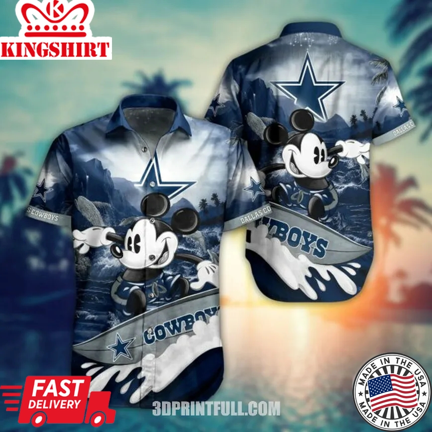 NFL Dallas Cowboys Hawaiian Shirt Trending Summer Collection Trending Hawaiian Shirts