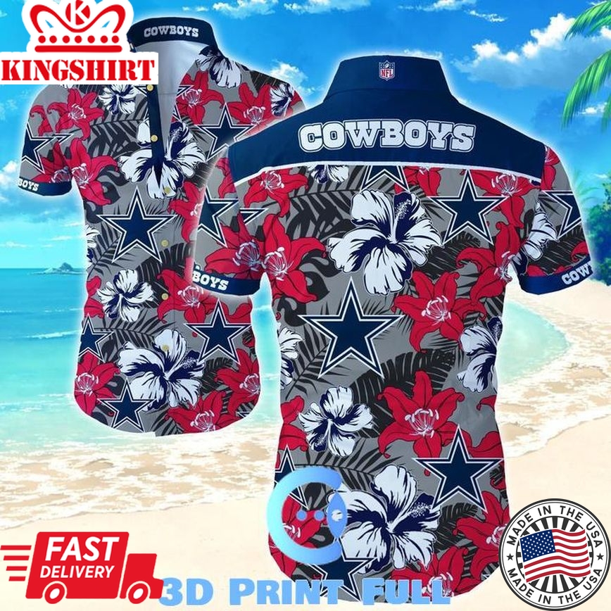 NFL Dallas Cowboys Logo Hawaiian Shirt Trending Hawaiian Shirts Design 03