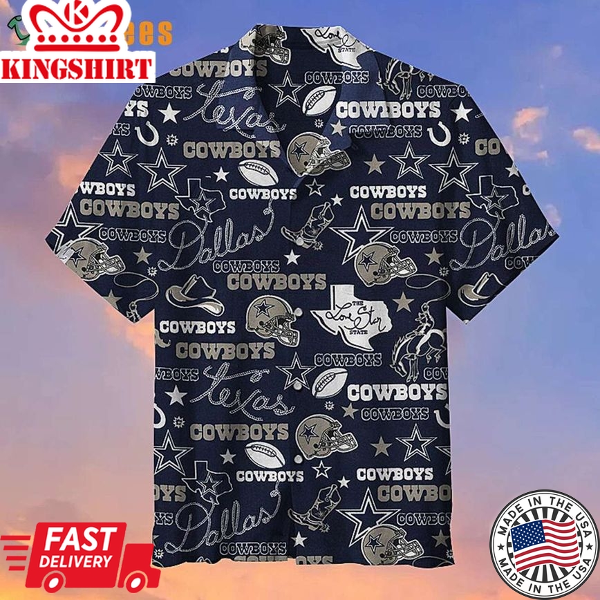 Nfl Dallas Cowboys Logo Trendy Hawaiian Shirt Perfect Gifts For Your Loved Ones