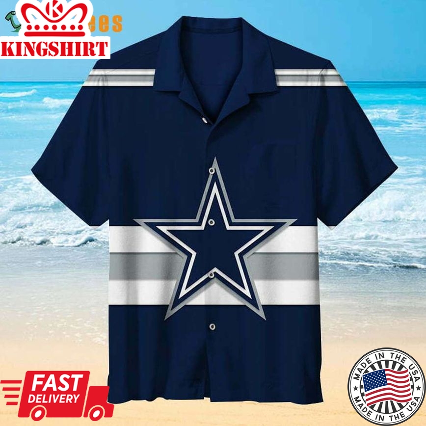 Nfl Dallas Cowboys Team Logo Trendy Hawaiian Shirt Perfect Gifts For Your Loved Ones