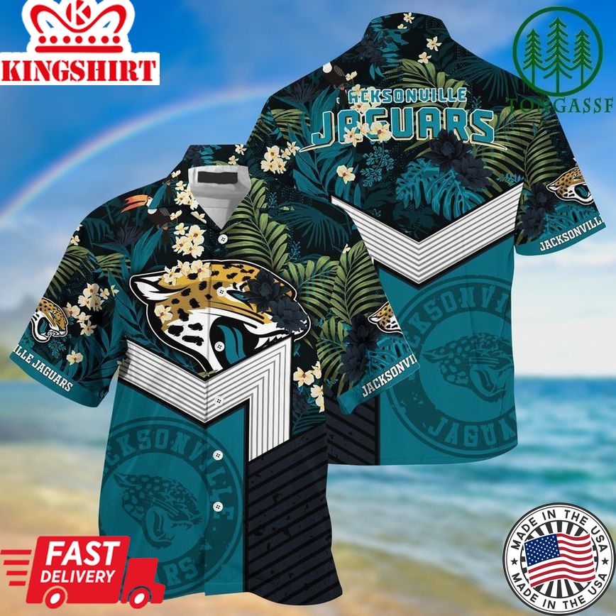 Nfl Jacksonville Jaguars Teal Speical Trendy Hawaiian Shirt Aloha Shirt