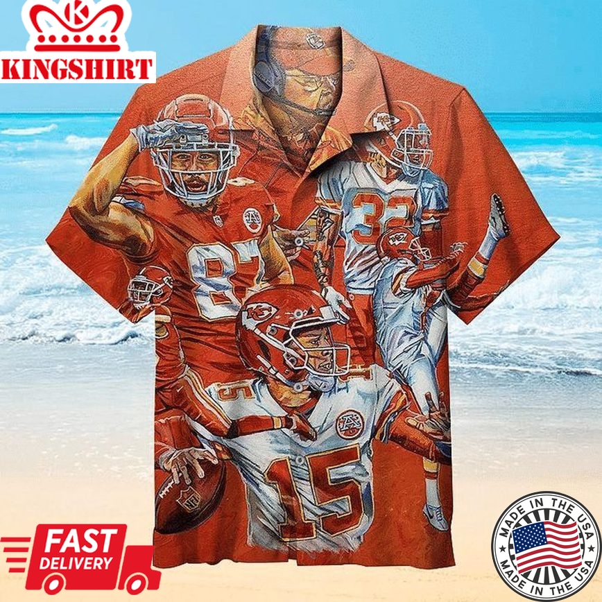 Nfl Kansas City Chiefs Legends Trendy Hawaiian Shirt V2 Aloha Shirt