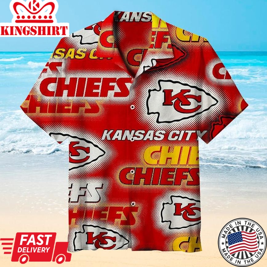 NFL Kansas City Chiefs Short Sleeve Hawaiian Shirt