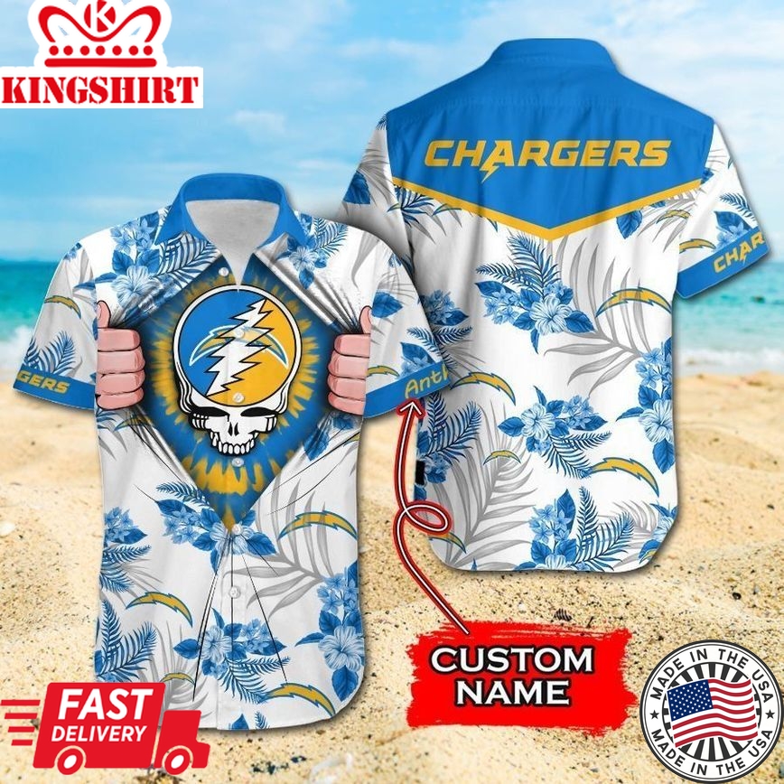 NFL Los Angeles Chargers Grateful Dead Gift For Fan Personalized