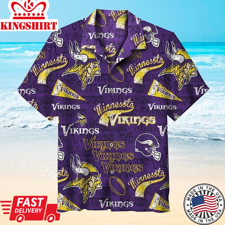 NFL Minnesota Vikings Hawaiian Shirt Sleeve Shirt