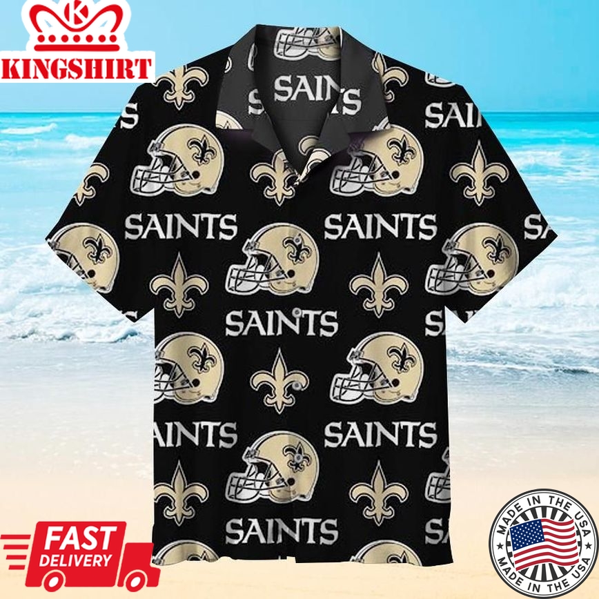 NFL New Orleans Saints Logo Hawaiian Shirt