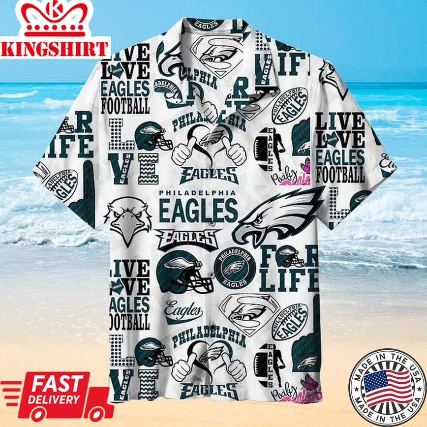 Nfl Philadelphia Eagles Special Trendy Hawaiian Shirt Aloha Shirt