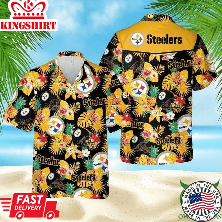 Nfl Pittsburgh Steelers Pineapple Version Trendy Hawaiian Shirt Aloha Shirt