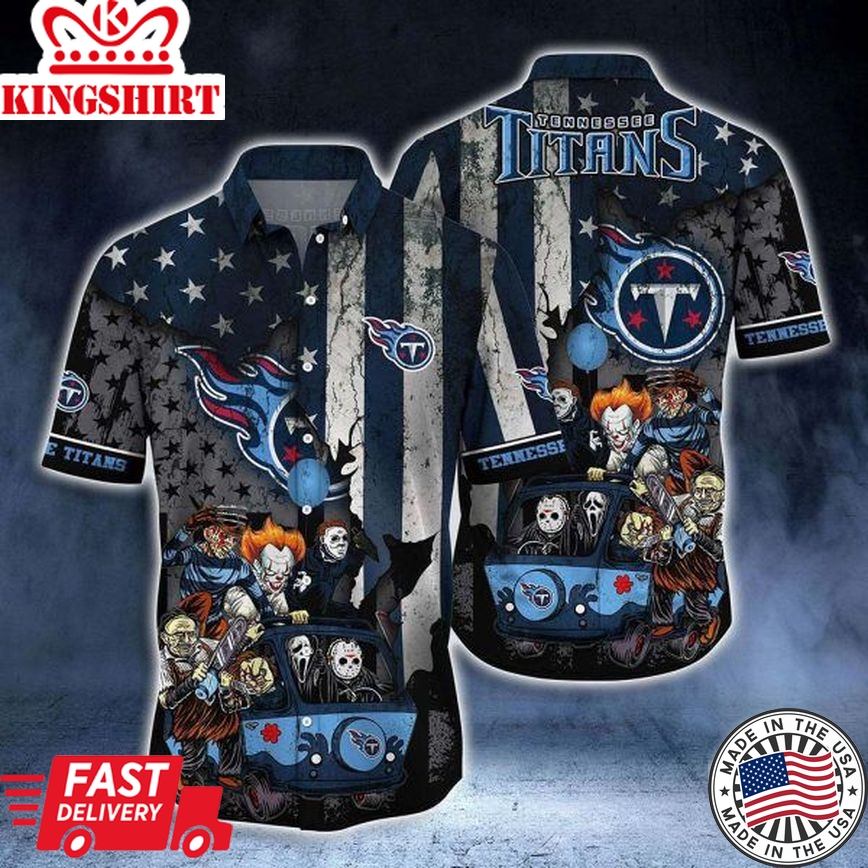 Nfl Tennessee Titans Halloween Trendy Hawaiian Shirt Aloha Shirt