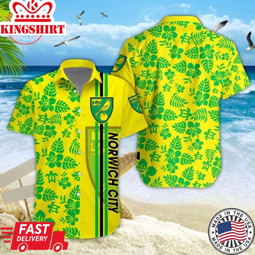 Norwich City Fc Aloha Trendy Hawaiian Shirt Aloha Shirt