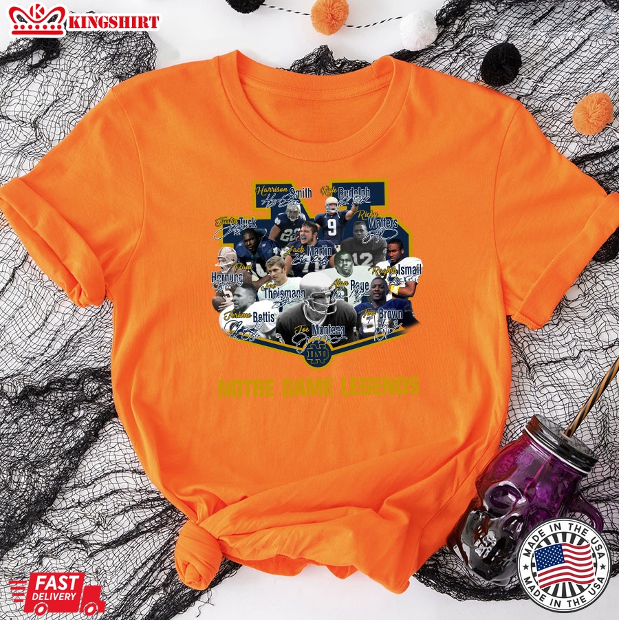 Notre Dame Fighting Irish Football Legends T-Shirt