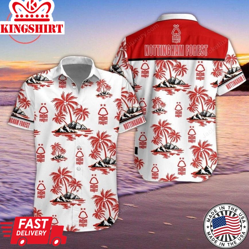 Nottingham Forest Fc Coconut Island Trendy Hawaiian Shirt Aloha Shirt