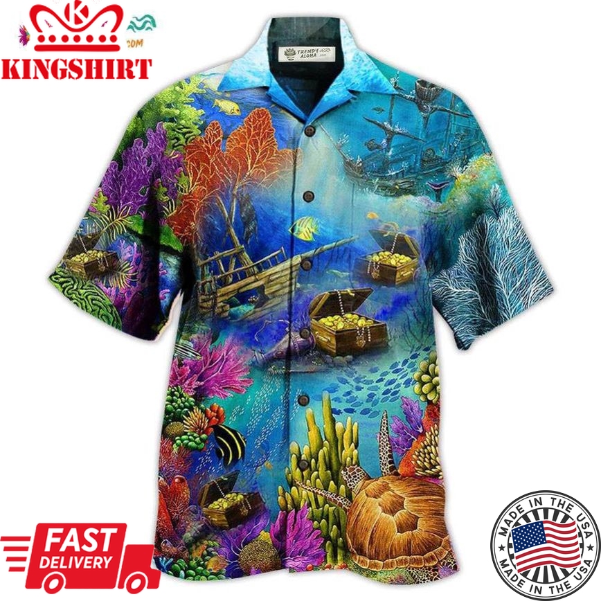 Ocean Amazing Aquarium Hawaiian Shirt