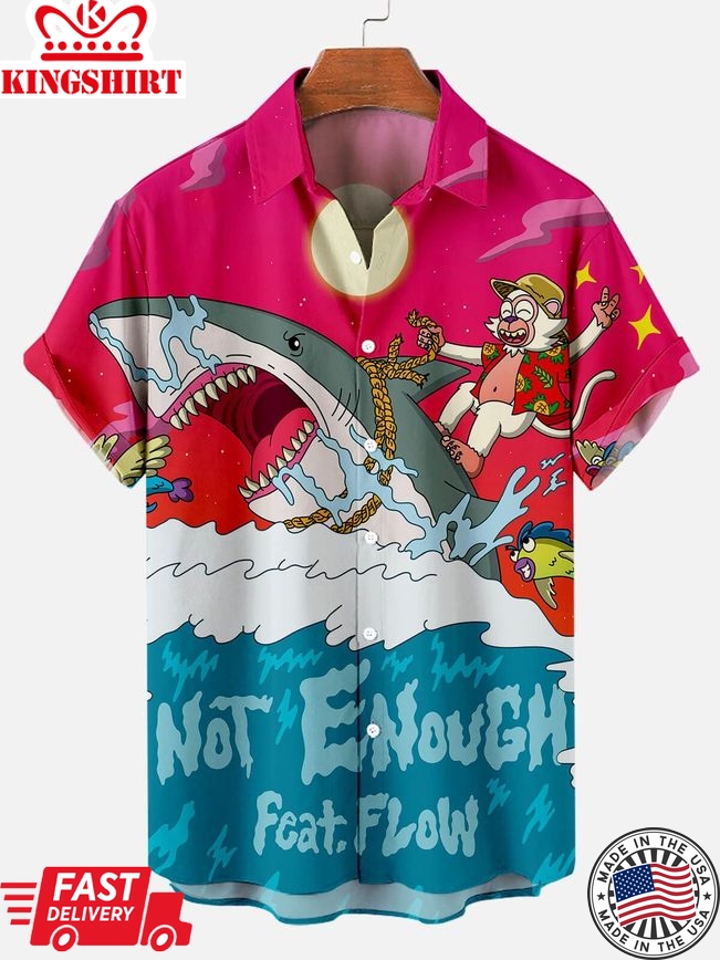 Ocean Predator: Great White Shark Hawaiian Shirt