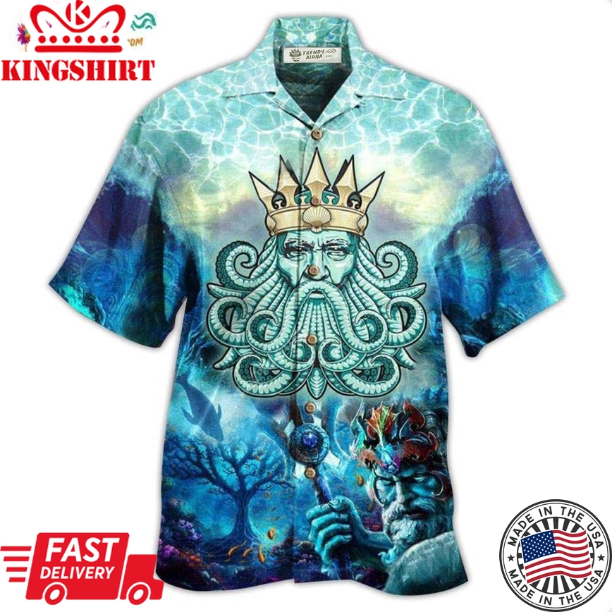 Ocean Set My Soul Hawaiian Shirt