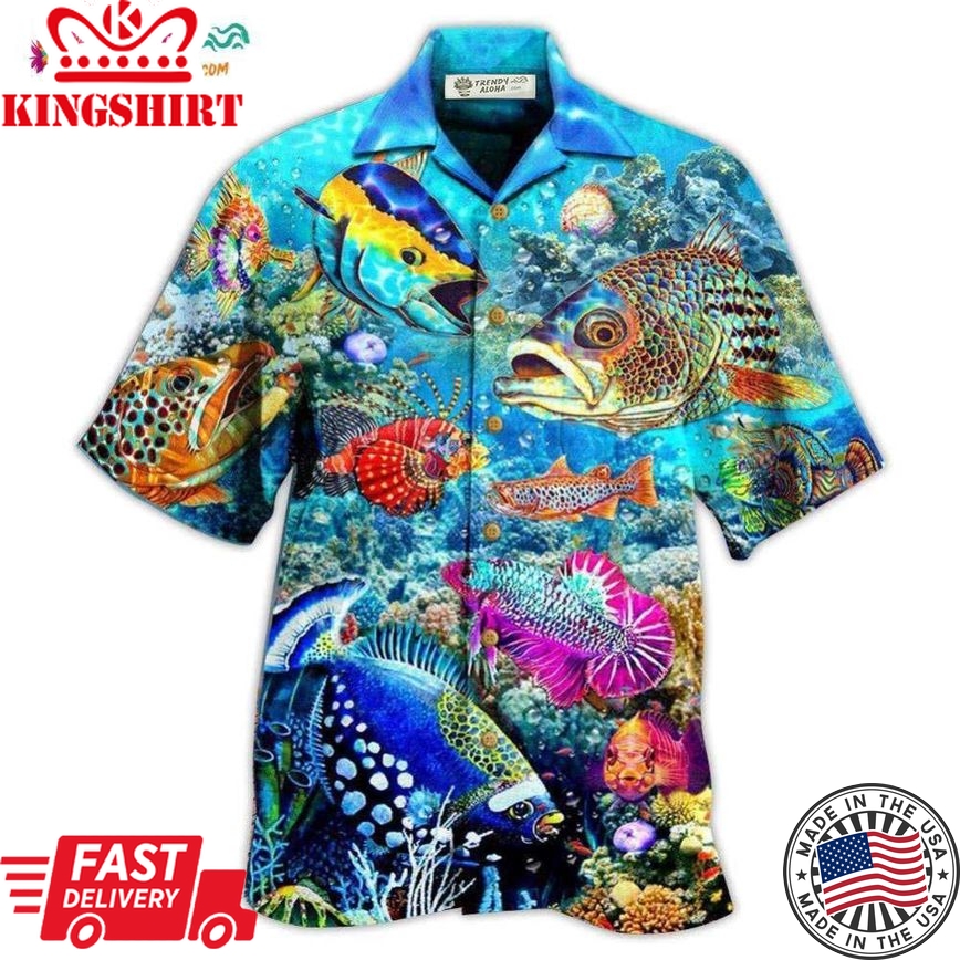 Ocean The Treasure Under The Waves Hawaiian Shirt