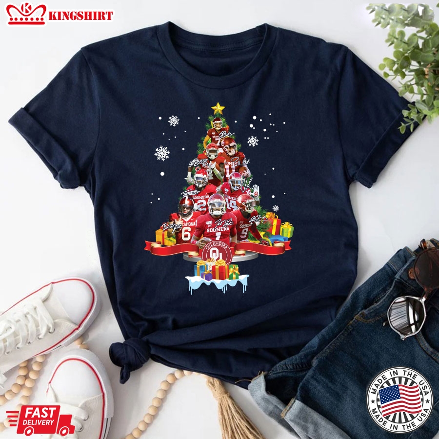 Oklahoma Sooners Christmas Tree Ornament T-Shirt