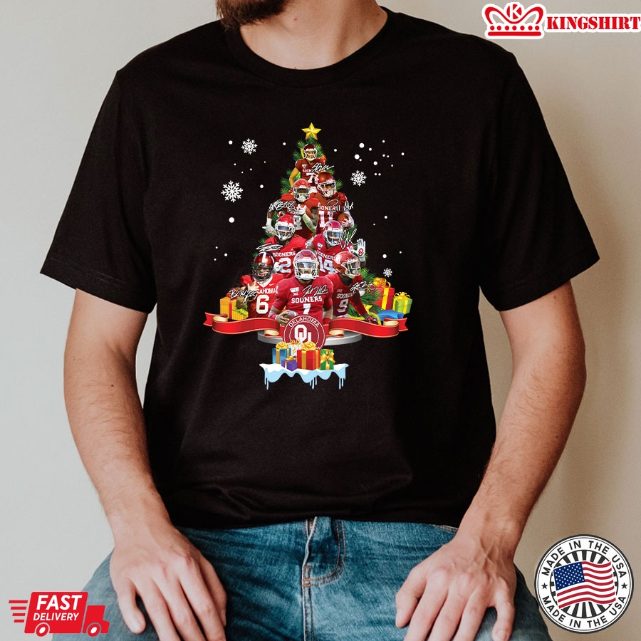 Oklahoma Sooners Christmas Tree Ornament T-Shirt