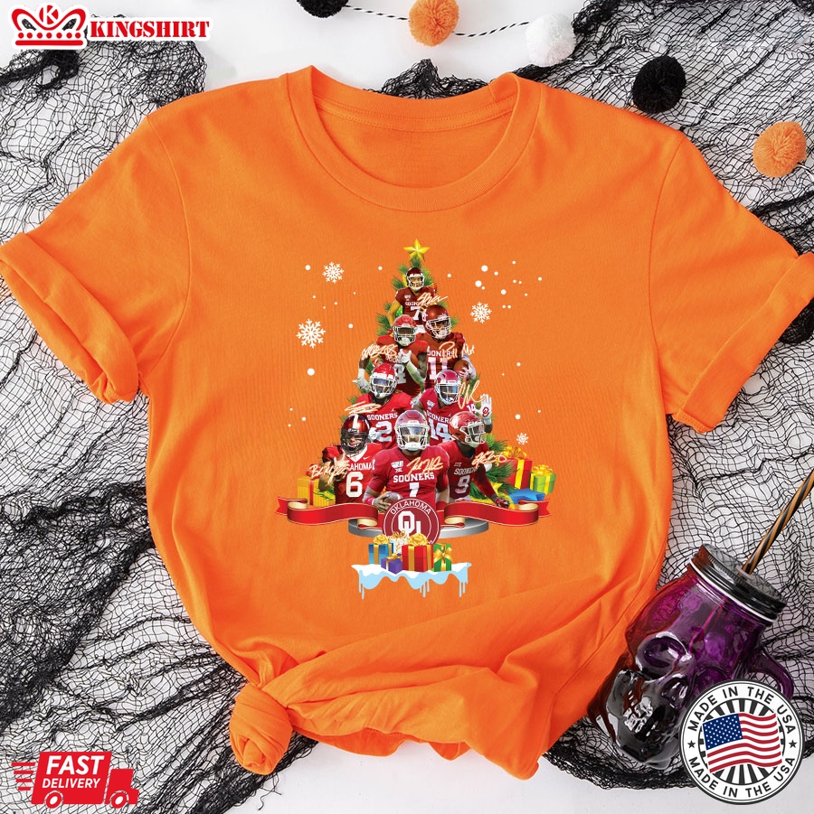 Oklahoma Sooners Christmas Tree Ornament T-Shirt