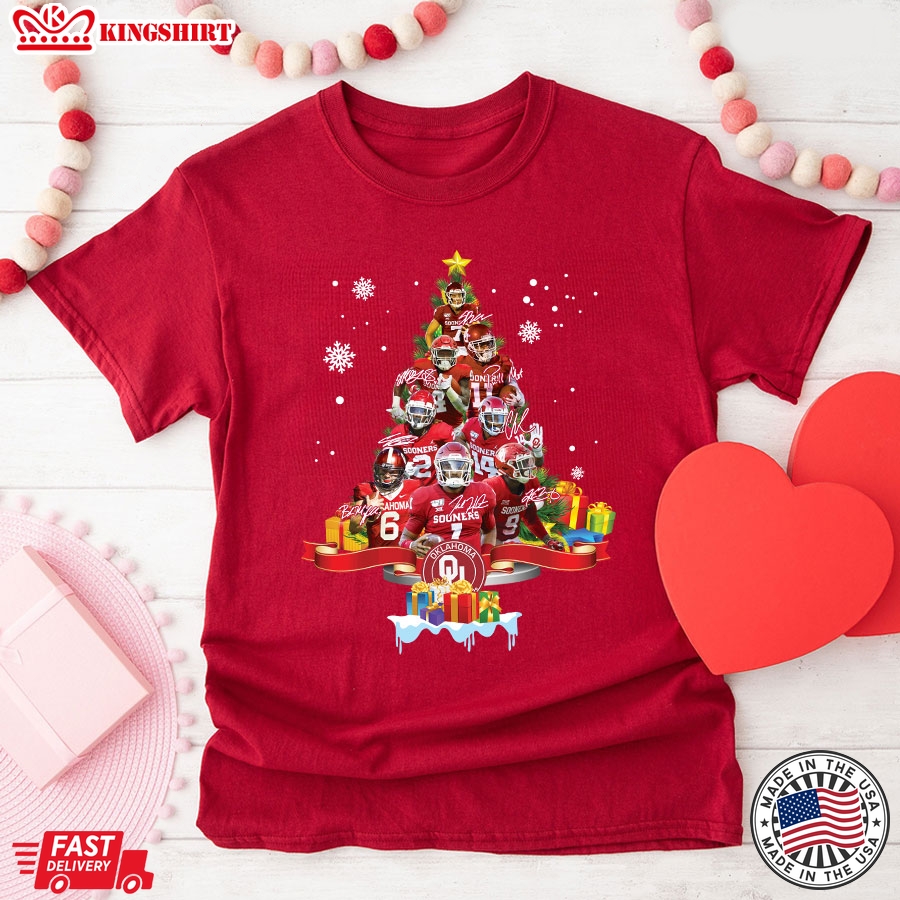 Oklahoma Sooners Christmas Tree Ornament T-Shirt