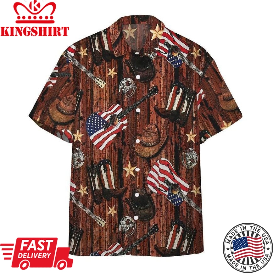 One Of A Kind Country Cowboy Trendy Hawaiian Shirt