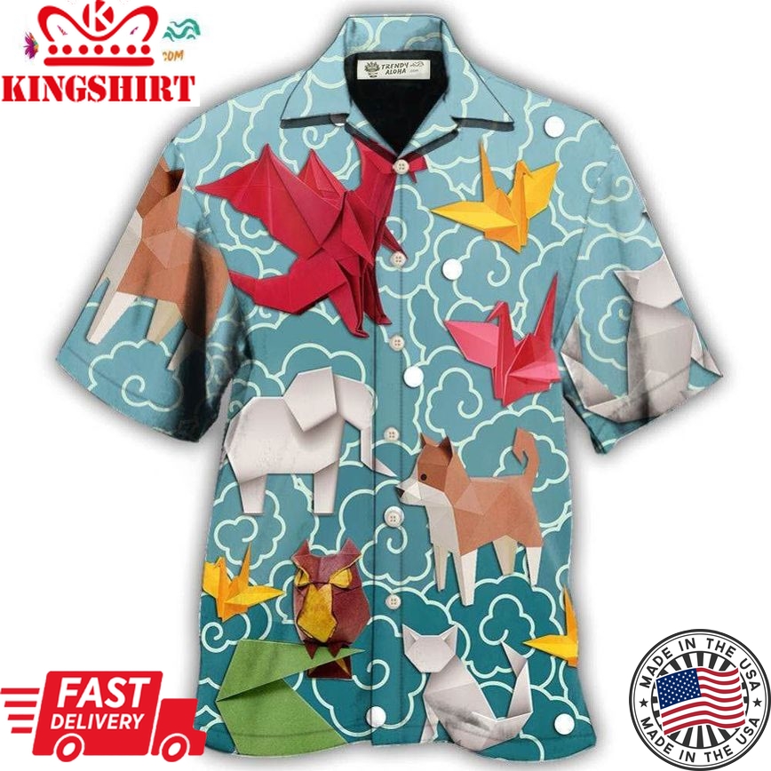 Origami Lover Hawaiian Shirt