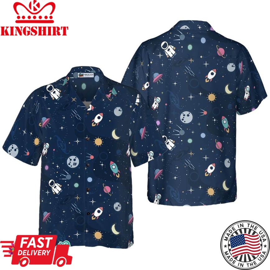 Outer Space Hawaiian Shirt