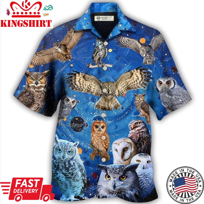 Owl Play Together Style Hawaiian Shirt