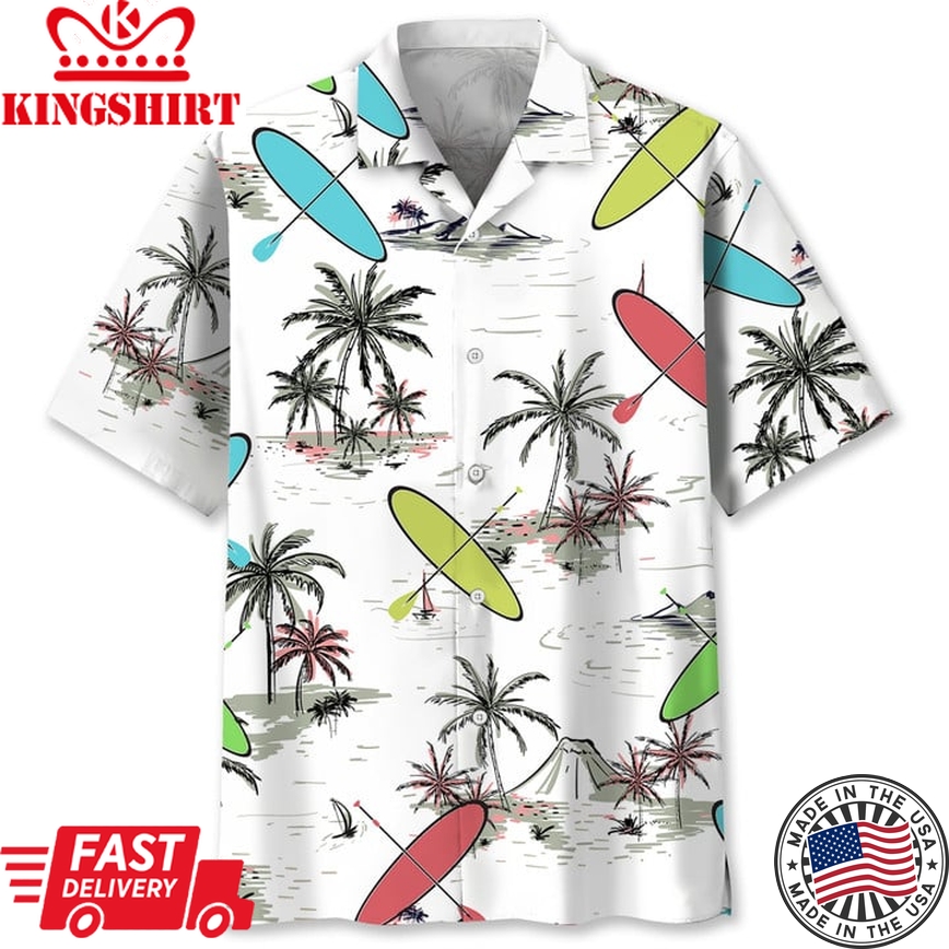 Paddle Board Coconut Hawaii Shirt