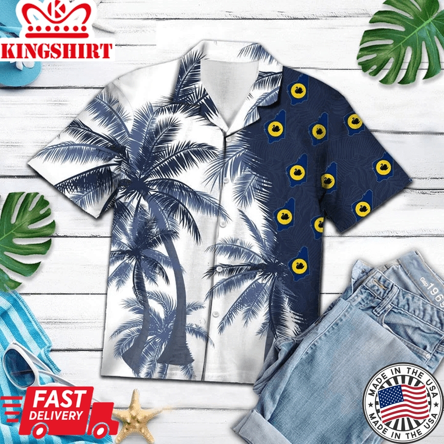 Palm Tree Great Gift For Western Australia Lover Pattern Trendy Hawaiian Shirt