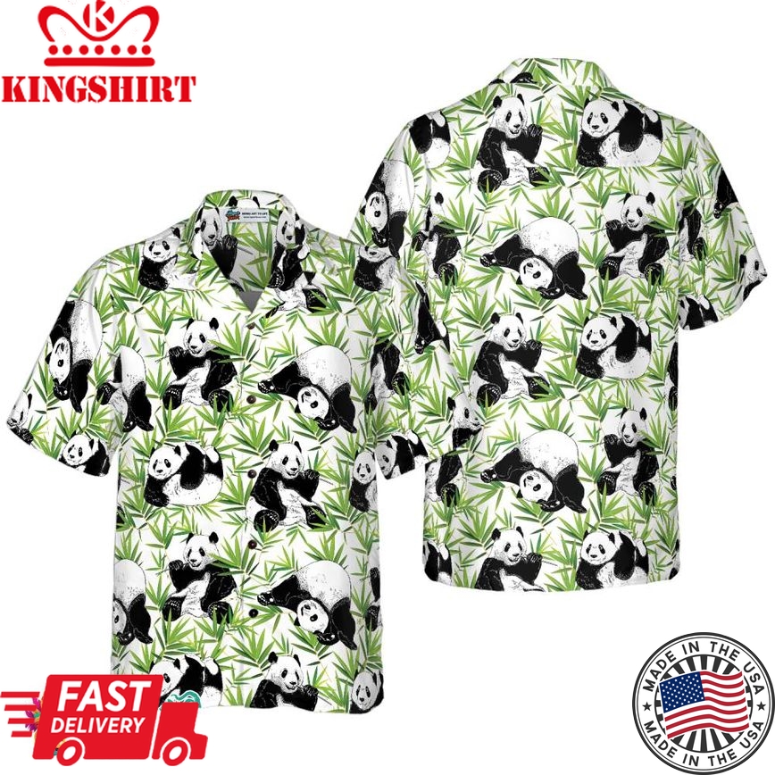 Panda Bamboo Hawaiian Shirt