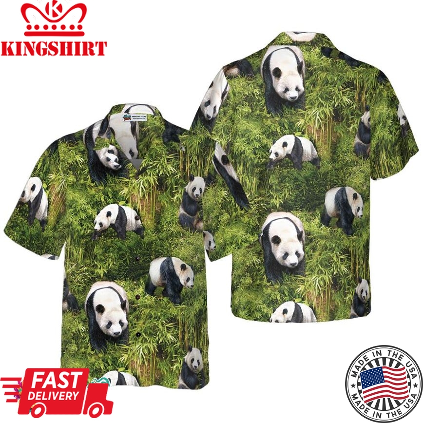 Panda Tree Hawaiian Shirt