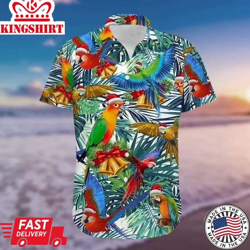 Parrot Christmas So Cute Design Trendy Hawaiian Shirt