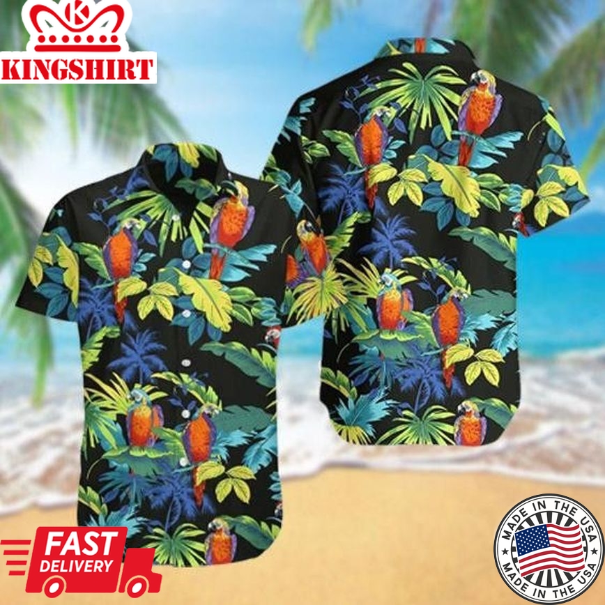 Parrot Trendy Hawaiian Shirt