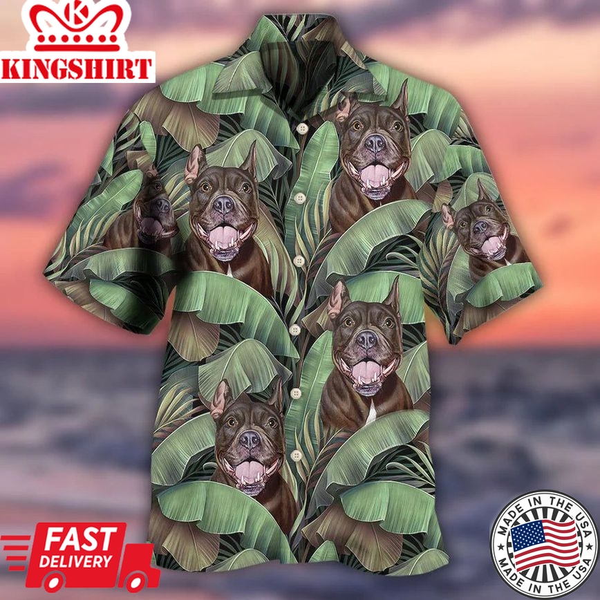 Pawsome Paradise: Custom Photo Hawaiian Shirt for Dog Lovers