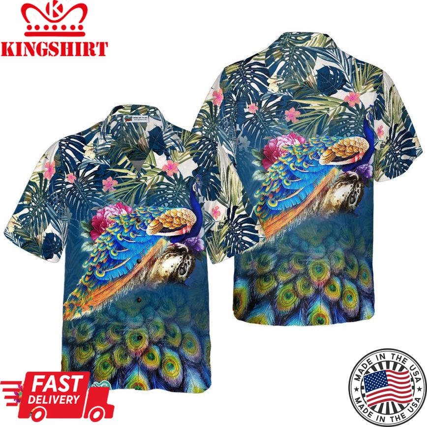 Peacock Hawaiian Shirt